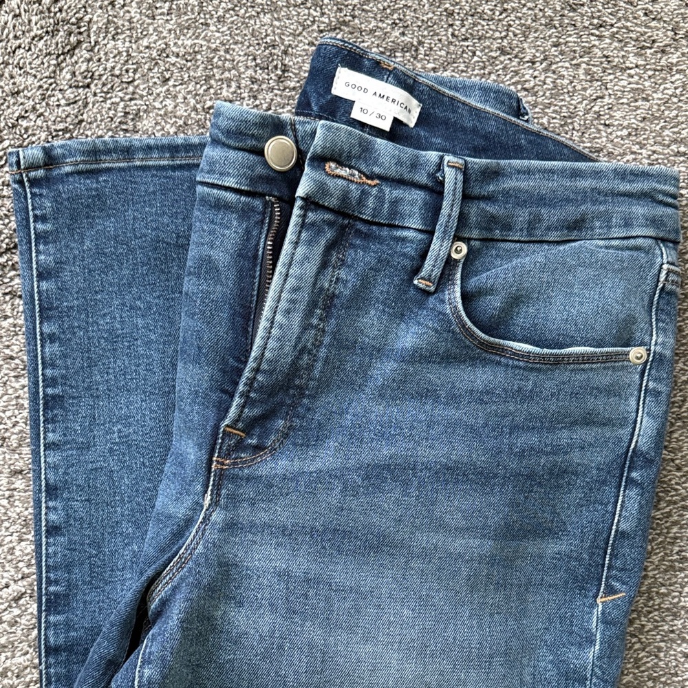 Good American Good Petite Straight - Indigo